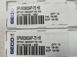 瑞典山高铣刀片SPMX0703AP-75 F40M全新山高数控刀片
