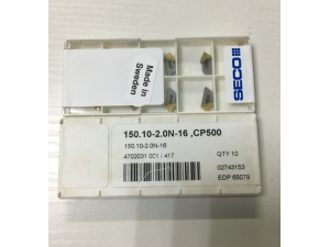 瑞典山高刀具山东代理150.10-3N/4N-16 CP500数控切断刀片
