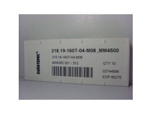 瑞典山高刀具代理218.19-125T-T3-ME07 F40M铣刀片 原装正品
