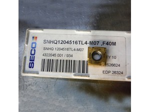 瑞典山高铣削刀片SNHQ120508TL4-M07 F40M库存山高刀片批发

