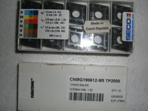 批发瑞典山高数控刀片CNMG160612-M3 TP1501车刀片 全新原装
