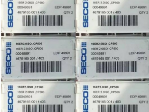 山高外螺纹加工刀片22ER 6STACME CP500瑞典山高刀具批发
