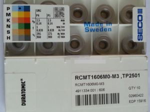 瑞典山高数控刀片RCMT10T3M0-F2 TP3500全新山高车刀片