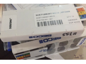 山高数控刀具SCET120630T-MD16 MS2500正方形铣刀片