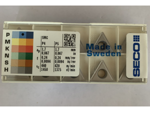 山东山高刀具代理TCMT16T312-F1 TM4000瑞典山高 车刀片