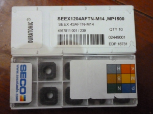 山高数控铣刀片SEEX1204AFTN-M14 F40M全新山高刀片