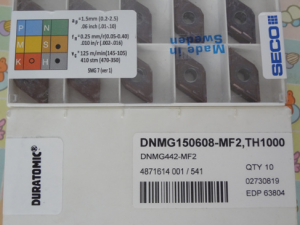 山高车刀片DNMG150604-MF4 TM2000瑞典山高数控刀片