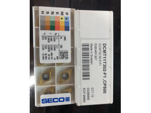 瑞典山高数控刀片DCMT070202-F1 CP200车刀片 菱形刀片
