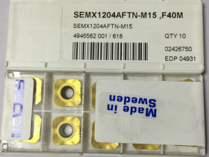 数控刀片 铣刀片,SEEX1204AFTN-MD18 T350M,面铣刀片 山高刀片