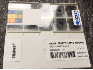 数控刀片 瑞典山高刀片,SEMX1505AFTN-ME15 T350M,面铣刀片