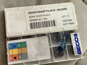 数控刀片 瑞典山高,SEMX1505AFTN-MD20 T350M,耐磨铣刀片