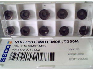 数控刀片 瑞典山高,RDKT10T3M0T-8-M05 MS2500,铣刀片 代理批发
